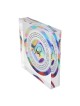 Jordana Klein Judean Hills Shabbat Candles Prayer Glassy Cube (Hebrew)